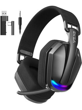 EKSA G19BT Wireless Gaming Headset RGB PS5 PC Bluetooth 5.4 NIB